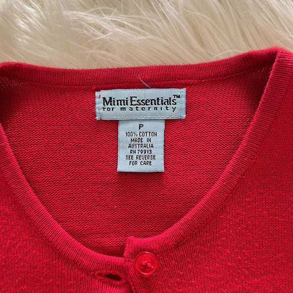 Maternity- Cardigan sweater - Picture 2 of 2